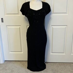 Carole Little Black Midi Dress